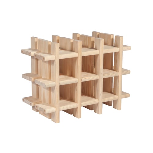PORTABOTTIGLIE MOD. RIOJA PINO 9P CM 43X22X32,5