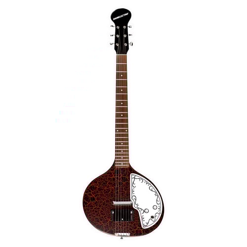 DANELECTRO BABYSITAR RED CRACKLE