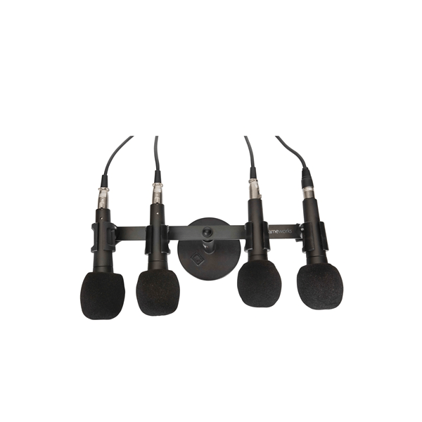 Gator Frameworks GFWMIC1TO4 Supporto barra microfonica 1 a 4