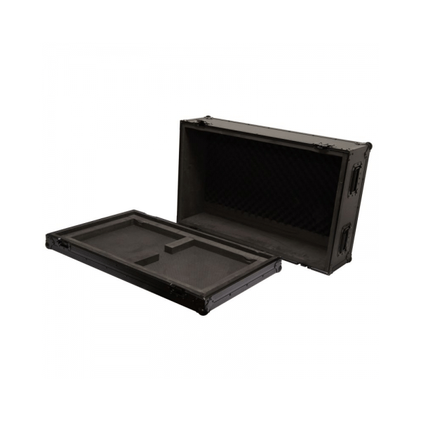 BLACK CASE BCX32 FLIGHT CASE PER MIXER BEHRINGER X32 NERO MANIGLIE RITORNO CHIUSURE FARFALLA INCASSATE