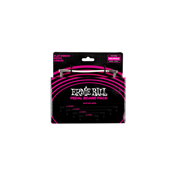 Ernie Ball Cavi patch piatti 6387 White Multi-pack