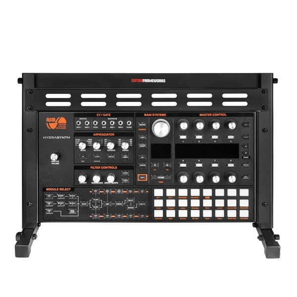 Gator Frameworks GFW-DESKTOPRK-06U Rack da scrivania in metallo a 6 unità<br>