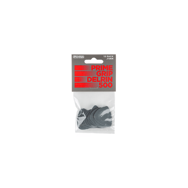 Dunlop 450P071 Prime Grip Delrin 500 .71 mm Player's Pack/12
