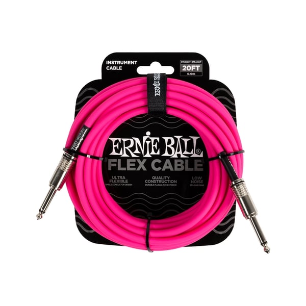 Ernie Ball Cavo flessibile 6418 rosa 6m