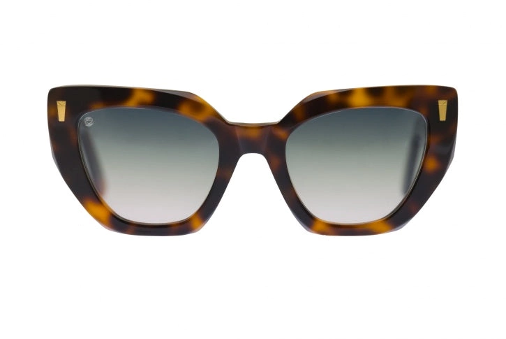 サングラス KYME Kyme - IPANEMA COL 4 - SUNGLASSES - glossy red Kyme Eyewear Ipanema: oversize cat-eye sunglasses. Color