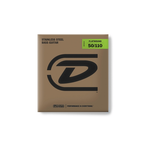 Dunlop DBFS50110 Flatwound Scala Lunga 50-110 4/Set