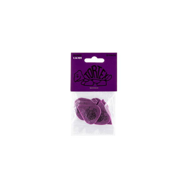 Dunlop 412P1.14 Tortex Sharp Purple