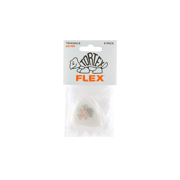 Dunlop 456P.60 Tortex Flex Triangle .60 mm Pack/6
