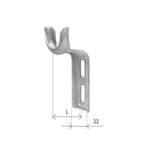 SUPPORTO A CASSONETTO 80mm FERRO ZINCATO PER CUSCINETTO 40mm