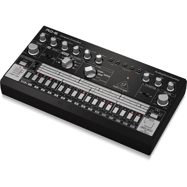 BEHRINGER RD-6 BK RHYTHM DESIGNER BLACK DRUM MACHINE NERA