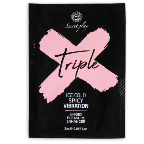 SECRETPLAY UNIDOSE TRIPLE X INTENSIFICATEUR DE PLAISIR