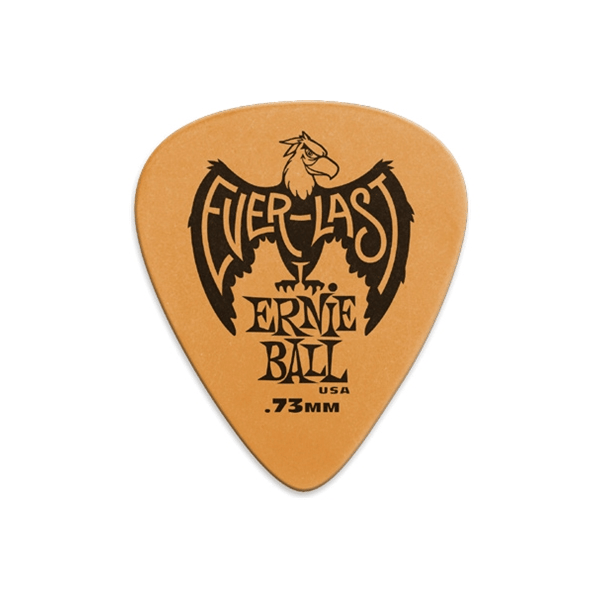Ernie Ball 9190 Plettri Everlast Orange 0.73mm Busta da 12