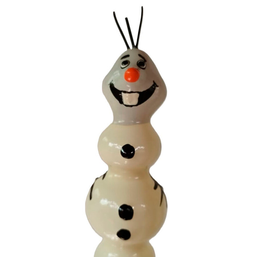 CONDOMERIE - PRESERVATIVO DECORATIVO PINTADO A MANO LINDO MUÑECO DE NIEVE XL