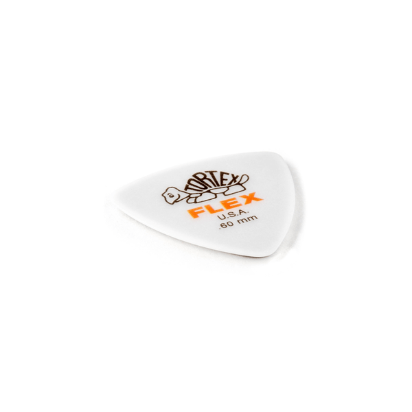 Dunlop 456R.60 Tortex Flex Triangle .60 mm Bag/72