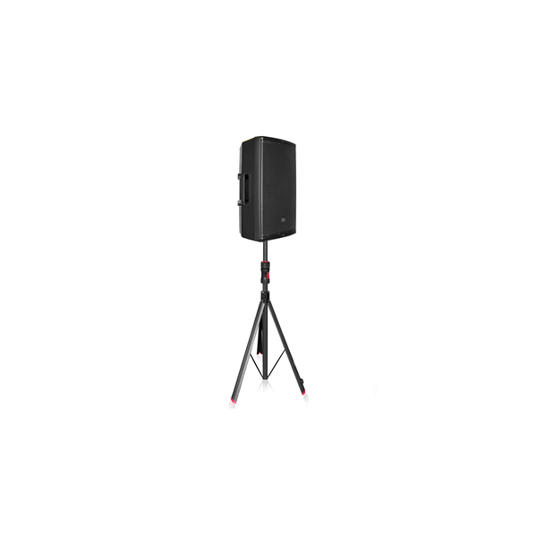 Gator Frameworks GFW-ID-SPKR Supporto per altoparlanti regolabile con pistone di sollevamento<br>