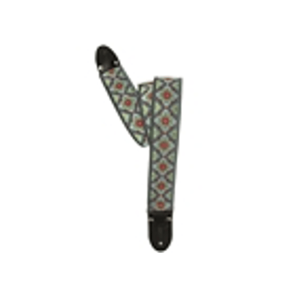 PRS 2" Retro Deluxe Jacquard Strap Teal/Gold