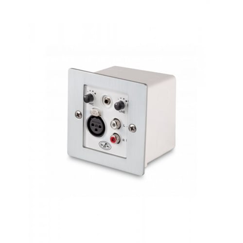 DAS MINI MIXER A PARETE 2 INGRESSI MIC E LINE CON VOLUME USCITA MONO XLR