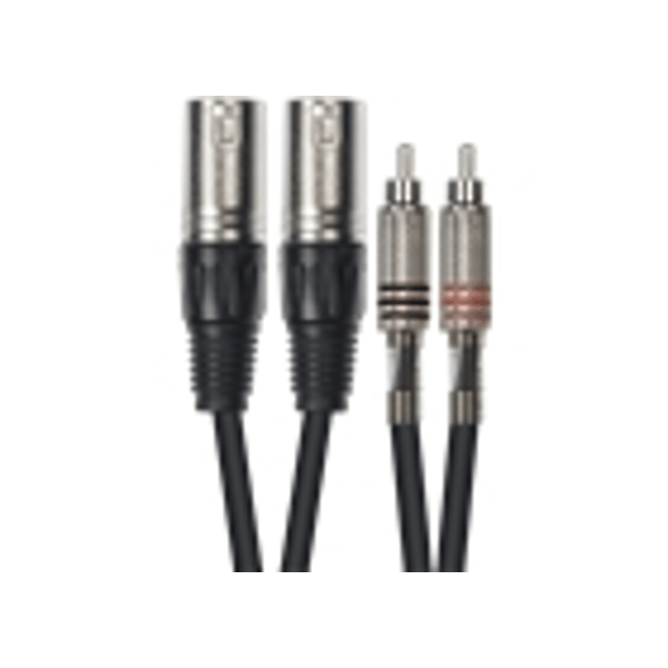 Yellow Cable K09-3 Cavo Segnale 2x RCA maschio/2x XLR Maschio 3 m