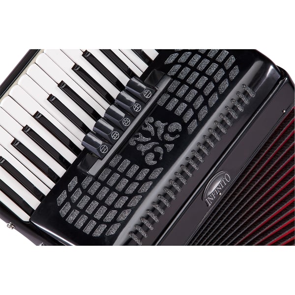SOUNDSATION Fisarmonica 72 bassi nera. Modello VOCE II 3472-BK