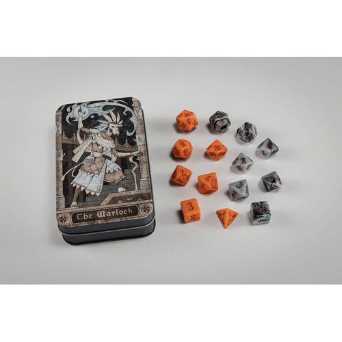 Character Class Classic RPG Dice Set Warlock (14)