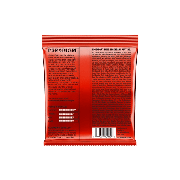 Ernie Ball 2030 Paradigm Skinny Top Heavy Bottom Slinky 10-62