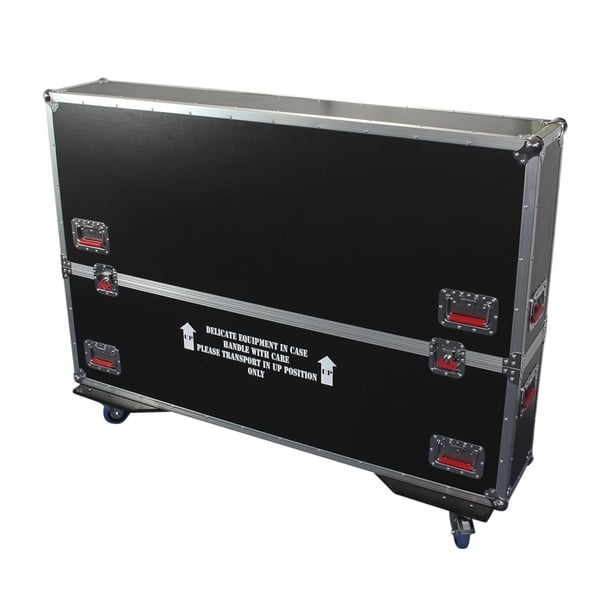 Gator Cases G-TOURLCDV2-5055-X2 Flight Case ATA 2 Display da 50-55"