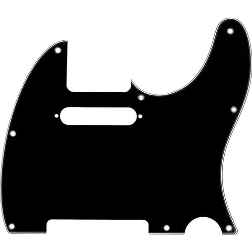Fender Parts Battipenna montaggio a 8 fori Black, a 3 strati