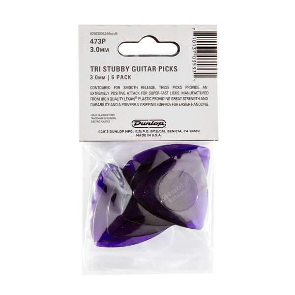 Dunlop 473P3.0 Tri Stubby 3.0mm
