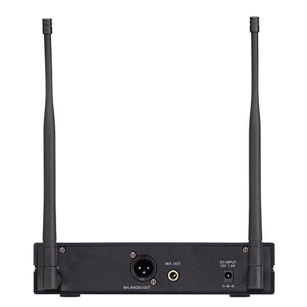 SOUNDSATION Radiomicrofono UHF True Diversity 300 canali con Trasmettitore Tascabile ed archetto. Modello WF-U1300P