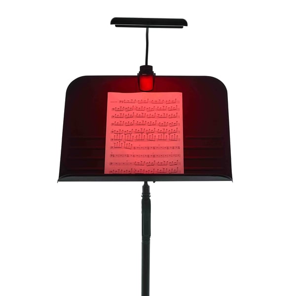 Gator Frameworks GFWMUSLEDR - Lampada LED rossa per leggii musicali