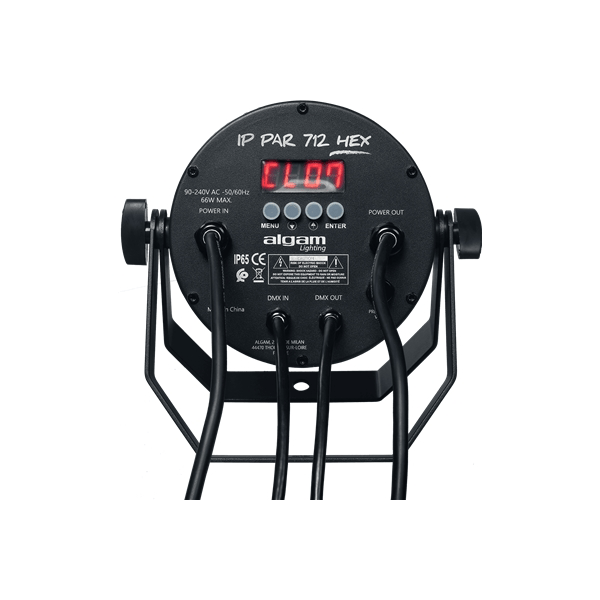 Algam Lighting IP-PAR-712-HEX Proiettore Par LED per Esterni DMX