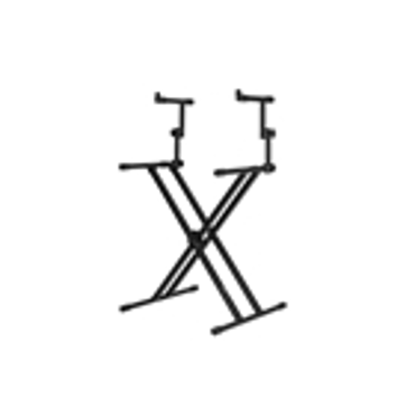 Gator Frameworks GFW-KEY-5100X Supporto per tastiera a doppio livello con struttura a "X"
