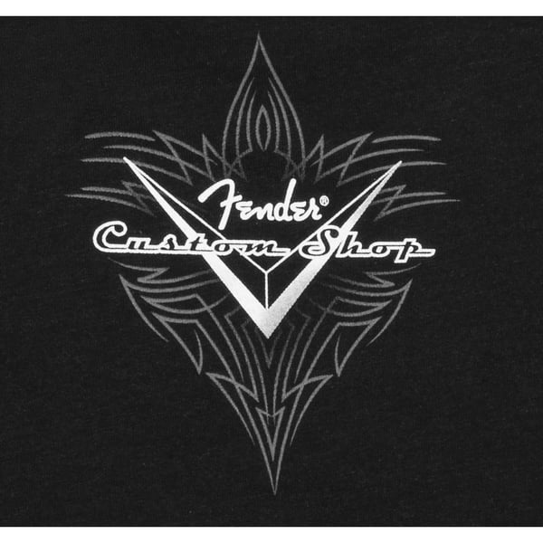 T-shirt Fender® Custom Shop Pinstripe, Nero, XXL