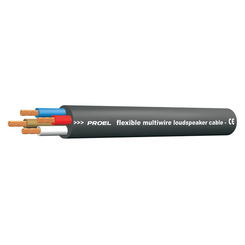 PROEL STAGE Cavo ultra-flessibile a 4 conduttori twistati per diffusori acustici passivi