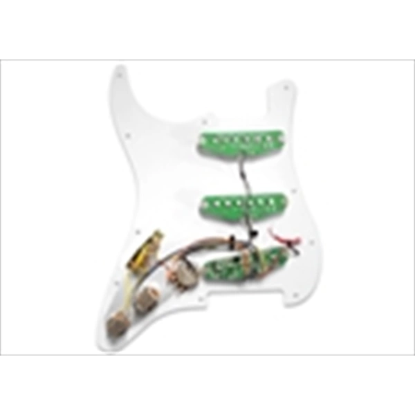 Fishman Fluence Loaded Pickguard Stratocaster 3 Single Width White