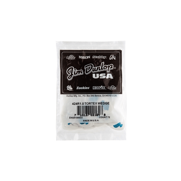 Dunlop 424R Tortex Wedge Blue 1.0