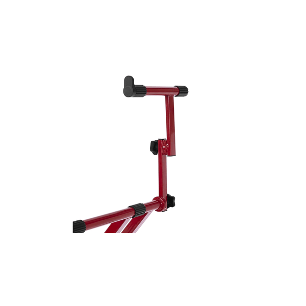 Gator Frameworks GFW-KEY-5100XRED Supporto per tastiera a doppio livello con struttura a "X" in colore rosso<br>