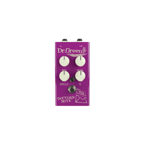 ASHDOWN DR.GREEN HAYDEN DOCTOR'S NOTE PEDALE ENVELOPE FILTER PER BASSO MADE IN UK SOTTOCOSTO
