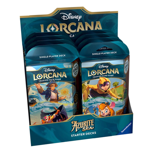 Disney Lorcana TCG présentoir decks de démarrage Azurite Sea (8) *ANGLAIS*
