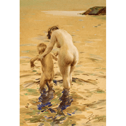 Anders Leonard Zorn Il suo primo tuffo
