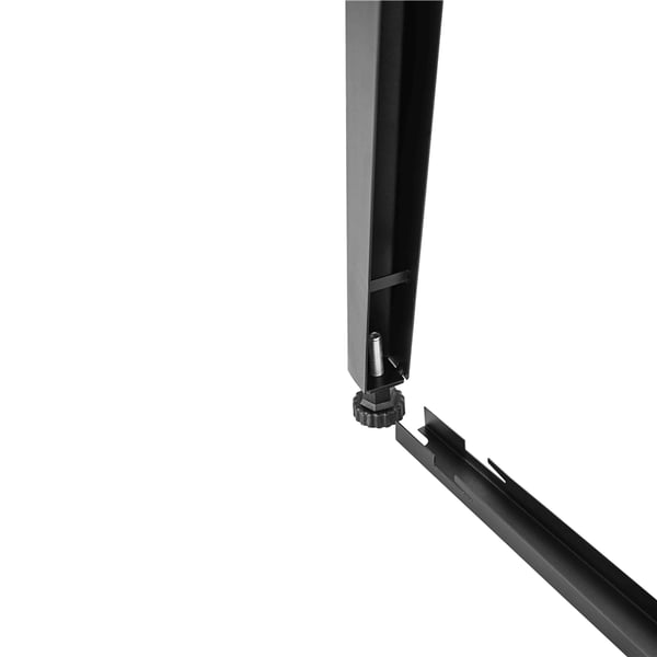 Gator Frameworks GFW-ELITEKEYTBL61-BLK Workstation in legno nera per tastiere fino a 61 tasti<br>
