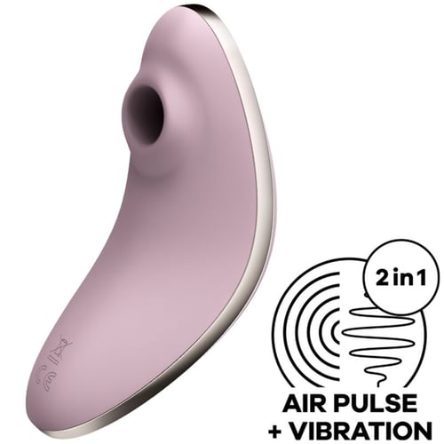 SATISFYER VULVA LOVER 1 AIR PULSE STIMULATOR & VIBRATOR - VIOLETT