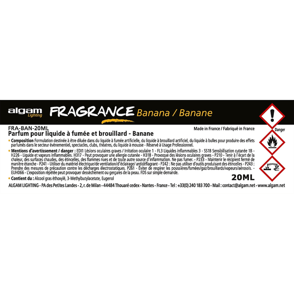 Algam Lighting FRA-BAN-20ML Profumo per Liquido del Fumo 20ml Banana