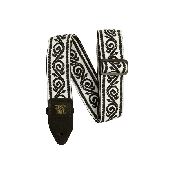 Ernie Ball 5342 Black Vine Jacquard Strap