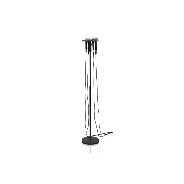Gator Frameworks GFW-MIC-4TRAY Supporto multi-microfono per 4 microfoni<br>