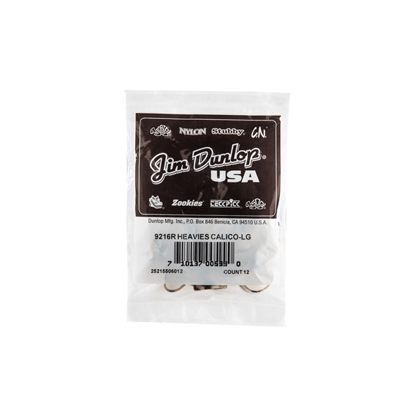Dunlop 9216R CALICO LARGE - BAG 12 PLETTRI