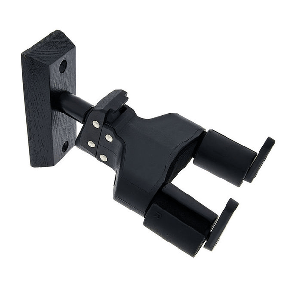 HERCULES IT HCGSP-38WBK+ SUPPORTO A MURO PER CHITARRA/BASSO, BASE IN LEGNO NERA