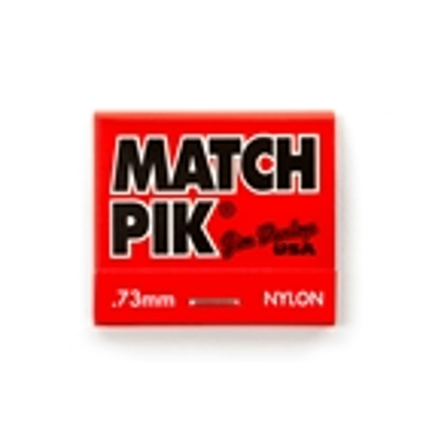 Dunlop 448R.73 Match Piks Nylon Medium Gray .73mm