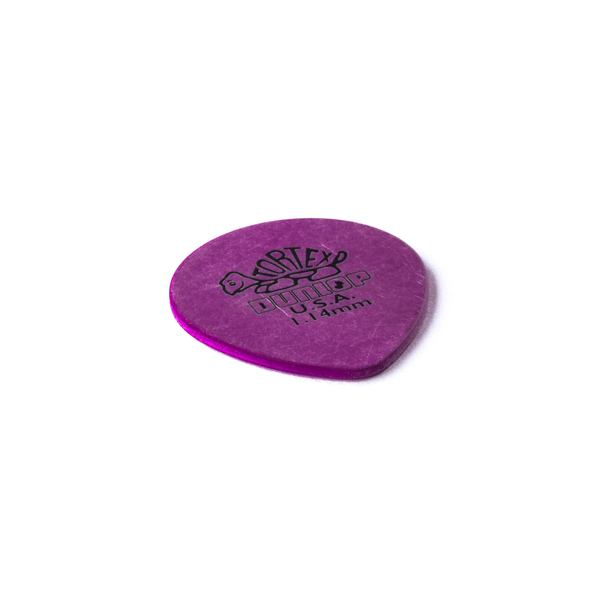 Dunlop 413R Tortex Tear Drop Purple 1.14