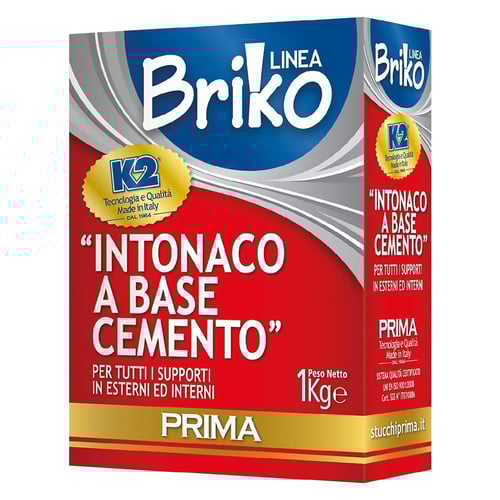 INTONACO CEMENTO 'BRIKO K2' Kg. 4 - in sacchetta